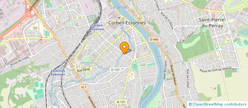 localisation de l'entreprise MONSIEUR NESSIM RAFQI à CORBEIL-ESSONNES