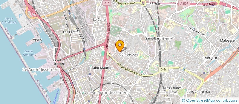localisation de l'entreprise MONSIEUR NESSIM RAMDANE  MARSEILLE