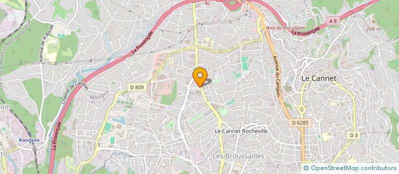 localisation de l'entreprise MONSIEUR NESTOR GOMES DA SILVA à LE CANNET