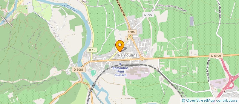 localisation de l'entreprise MONSIEUR NESTOR TURION  REMOULINS