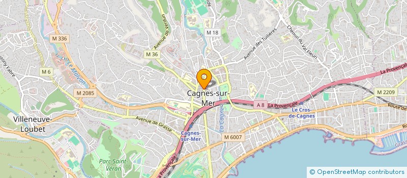 localisation de l'entreprise MONSIEUR NESTOR VILLARES FERNANDEZ à CAGNES-SUR-MER