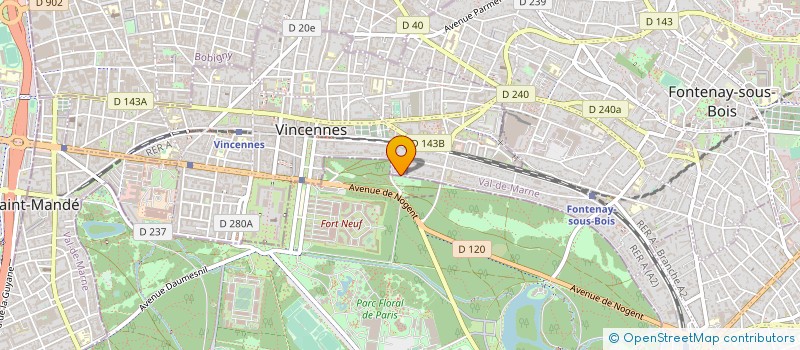 localisation de l'entreprise MONSIEUR NETANEL BENCHIMOL  VINCENNES