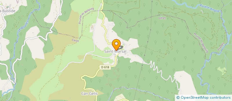 localisation de l'entreprise MONSIEUR NETHANAEL FREZOUL  SAINT-MARSAL