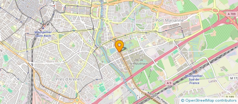 localisation de l'entreprise MONSIEUR NETHANEEL BAPTISTE à MONTPELLIER