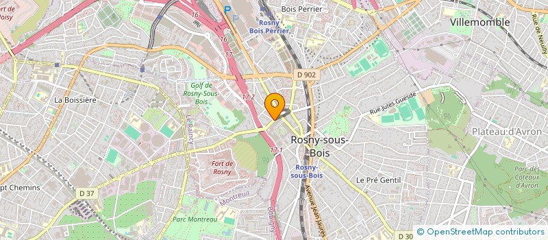 localisation de l'entreprise MONSIEUR NETO ORLANDO à ROSNY-SOUS-BOIS