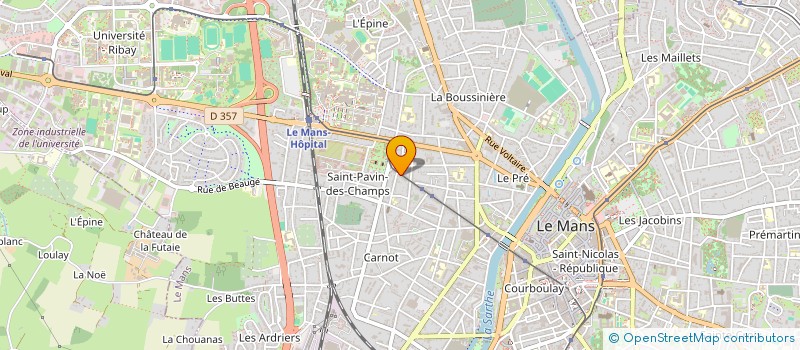 localisation de l'entreprise MONSIEUR NEUNDA BIENVENU à LE MANS