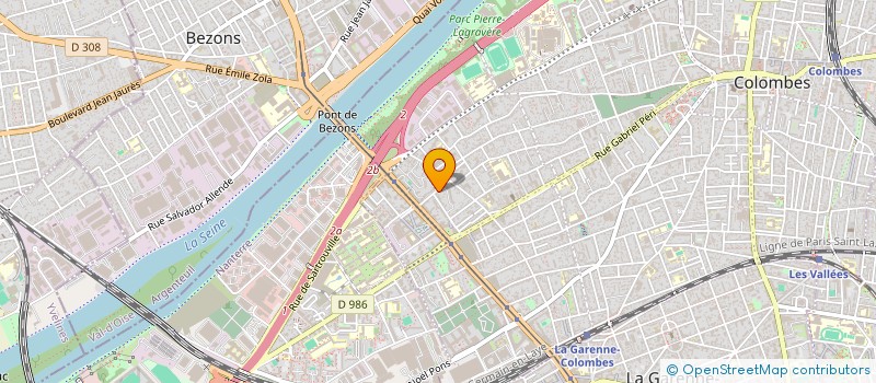 localisation de l'entreprise MONSIEUR NEVES KLICIA  COLOMBES