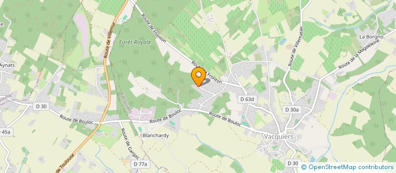 localisation de l'entreprise MONSIEUR NEVI ROMANZIN  VACQUIERS