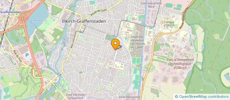 localisation de l'entreprise MONSIEUR NEVZAT SARIYILDIZ  ILLKIRCH-GRAFFENSTADEN