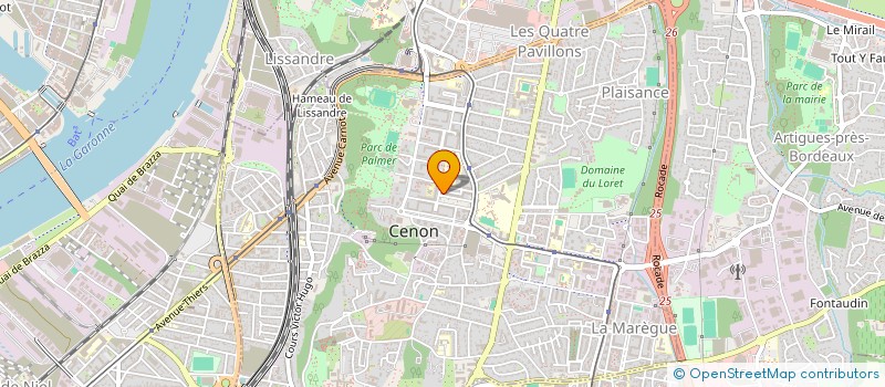 localisation de l'entreprise MONSIEUR NEVZAT YENER à CENON