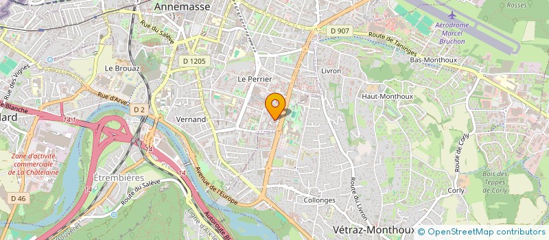 localisation de l'entreprise MONSIEUR NEXHAT KRASNIQI  ANNEMASSE