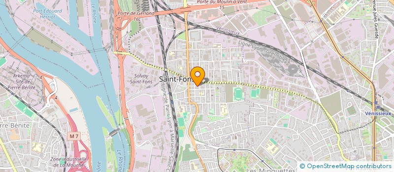 localisation de l'entreprise MONSIEUR NEYFEL KARAMAN  SAINT-FONS