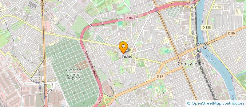 localisation de l'entreprise MONSIEUR NEYLS BERTHELOT  THIAIS