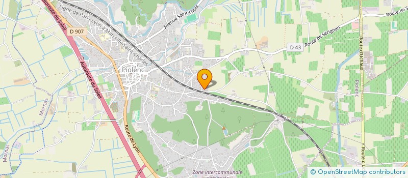 localisation de l'entreprise MONSIEUR NEZAR CHNAFI  PIOLENC