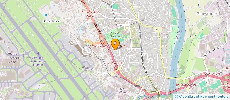 localisation de l'entreprise MONSIEUR NEZHA SALAHBOU  BLAGNAC