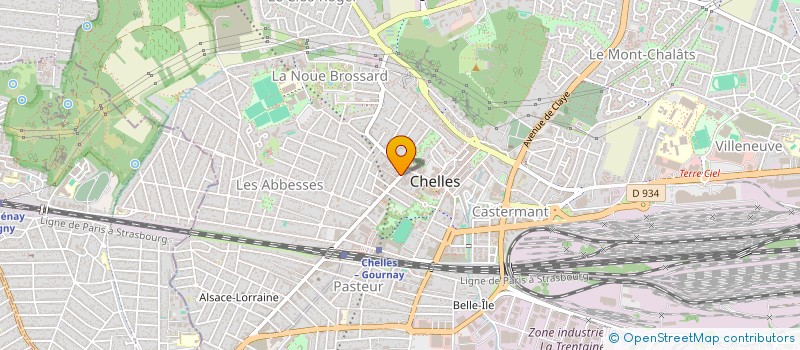 localisation de l'entreprise MONSIEUR NEZHAD - ARTHUR GANDOMI  CHELLES