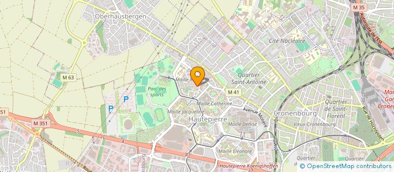 localisation de l'entreprise MONSIEUR NEZIHI AYGOR à STRASBOURG