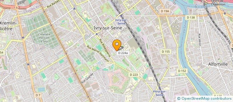 localisation de l'entreprise MONSIEUR NFAH CAMARA  IVRY-SUR-SEINE