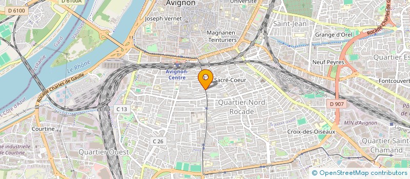 localisation de l'entreprise MONSIEUR NFALI DOUMBOUYA  AVIGNON