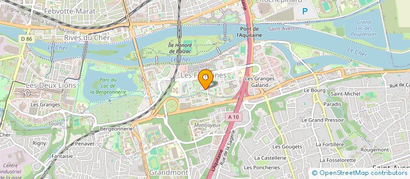 localisation de l'entreprise MONSIEUR NFALY MAGASSOUBA  TOURS