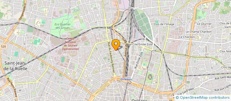 localisation de l'entreprise MONSIEUR NFAMORY KOUROUMA  ORLEANS