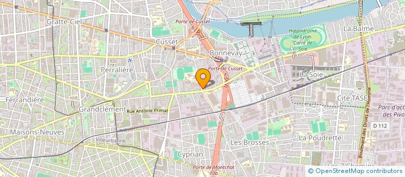 localisation de l'entreprise MONSIEUR NFANSOU SY SAVANE  VILLEURBANNE