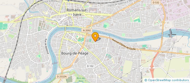 localisation de l'entreprise MONSIEUR NGAGNE GUEYE à BOURG-DE-PEAGE