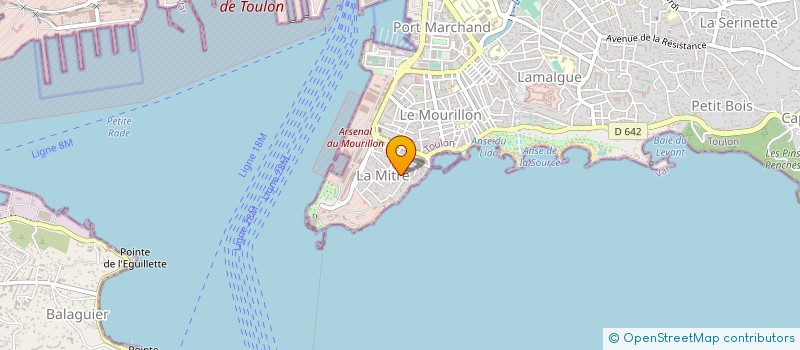 localisation de l'entreprise MONSIEUR NGAGNE MBOUP  TOULON