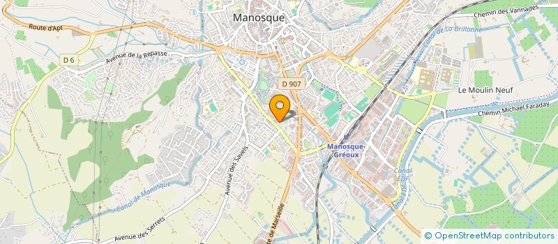 localisation de l'entreprise MONSIEUR NGAGNE NDIAYE à MANOSQUE