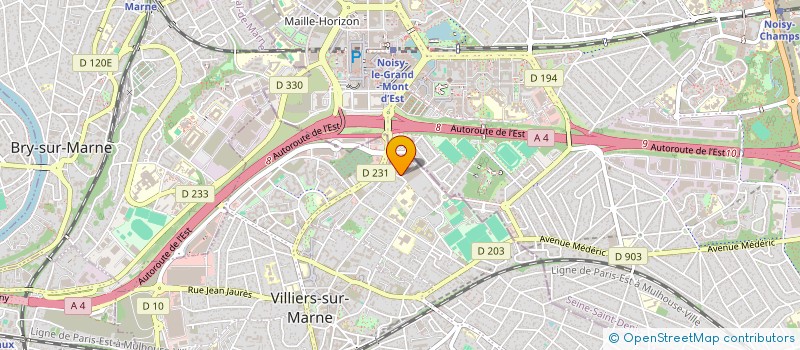 localisation de l'entreprise MONSIEUR NGAGUE HISSEINE GANDA à VILLIERS-SUR-MARNE