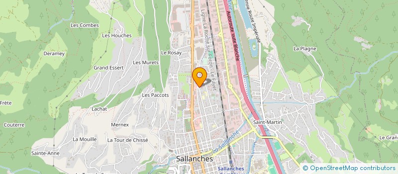 localisation de l'entreprise MONSIEUR NGAKO MAGLOIRE TCHAMENI à SALLANCHES