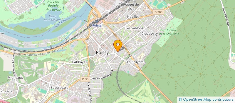 localisation de l'entreprise MONSIEUR NGALULA KALALA  POISSY