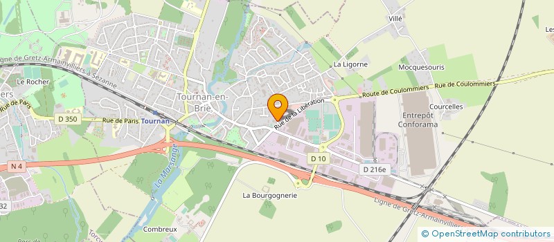 localisation de l'entreprise MONSIEUR NGANKOY MBAYA  TOURNAN-EN-BRIE