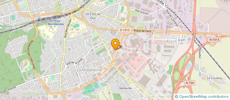 localisation de l'entreprise MONSIEUR NGAWANG CHUGTSANG  EVREUX