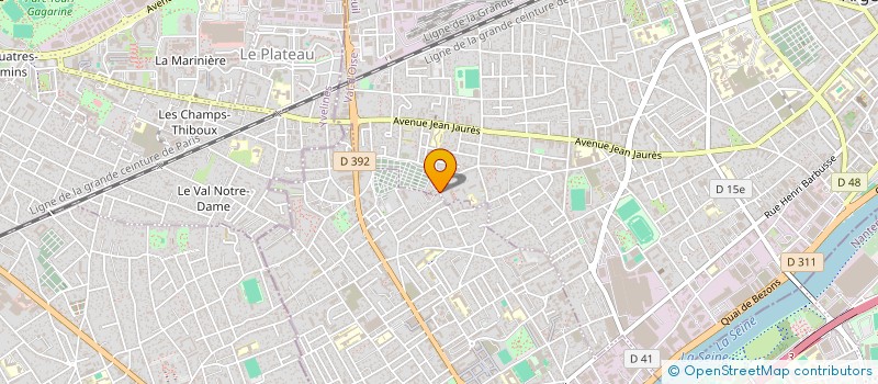 localisation de l'entreprise MONSIEUR NGAWANG TSERING TSERING  ARGENTEUIL