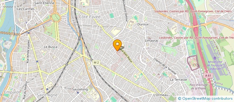 localisation de l'entreprise MONSIEUR NGINAMAU WAZAYAKANA SEBASTIAO à TOULOUSE