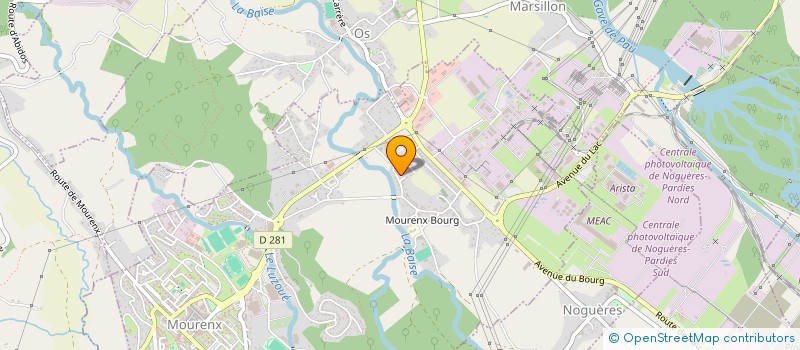 localisation de l'entreprise MONSIEUR NGO VANNAVONG à MOURENX