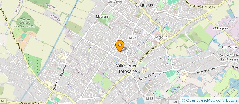 localisation de l'entreprise MONSIEUR NGOC DUY NGUYEN à VILLENEUVE-TOLOSANE
