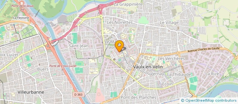 localisation de l'entreprise MONSIEUR NGOC NGUYEN  VAULX-EN-VELIN