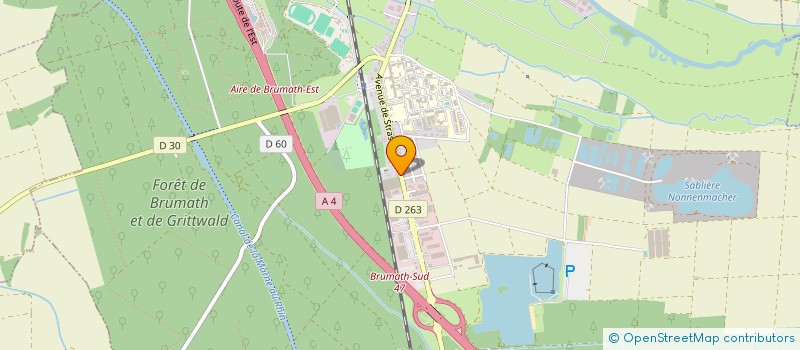 localisation de l'entreprise MONSIEUR NGOC SANGALI SON  BRUMATH