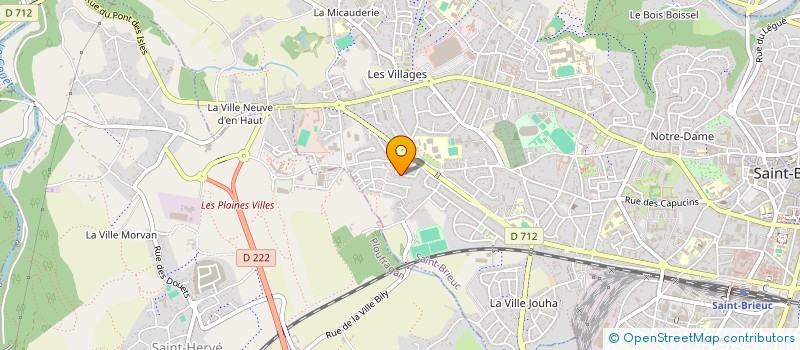 localisation de l'entreprise MONSIEUR NGOR DIOUF à SAINT-BRIEUC
