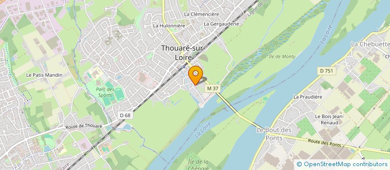 localisation de l'entreprise MONSIEUR NGOURANE FALL à THOUARE-SUR-LOIRE