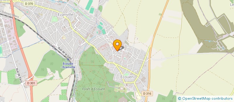 localisation de l'entreprise MONSIEUR NGUENOUDJINGAR TOGUYERA  ECOUEN