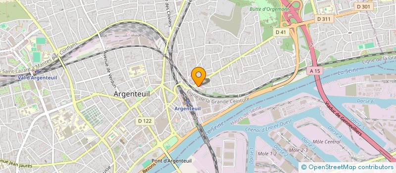 localisation de l'entreprise MONSIEUR NGUESSAN DENIS KOUASSI à ARGENTEUIL