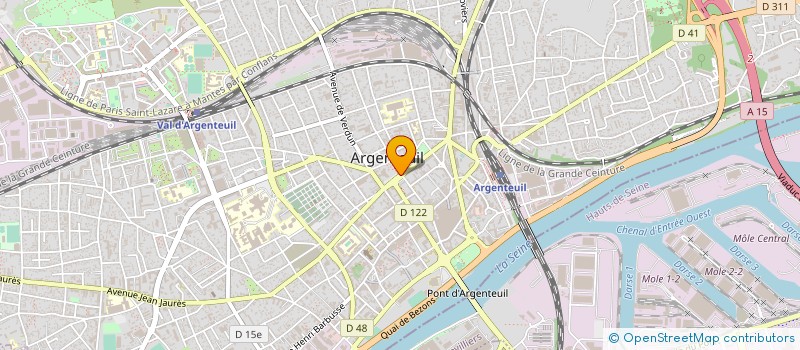 localisation de l'entreprise MONSIEUR NHARI DAKI à ARGENTEUIL