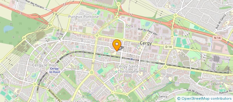 localisation de l'entreprise MONSIEUR NHAT DO  CERGY