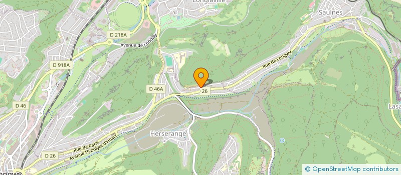 localisation de l'entreprise MONSIEUR NHELLY BYUYI  HERSERANGE