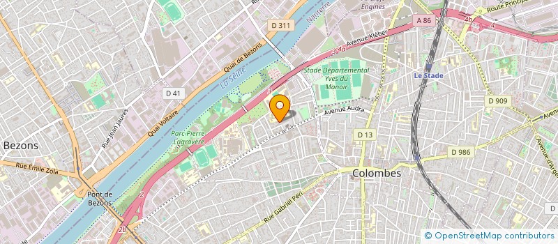 localisation de l'entreprise MONSIEUR NI BELHADI à COLOMBES