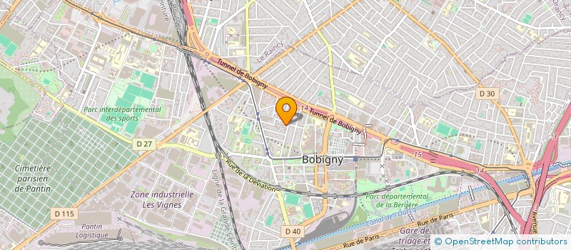 localisation de l'entreprise MONSIEUR NIAGAMA NIAKATE  BOBIGNY