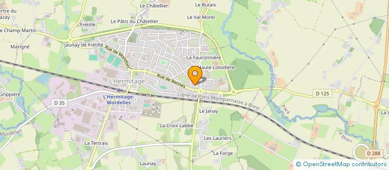 localisation de l'entreprise MONSIEUR NIALL BURDON  L'HERMITAGE